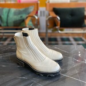 rag & bone Cream Ankle Boots